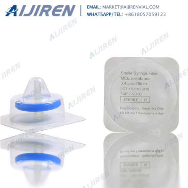 polypropylene housing pes mushroom syringe filter set